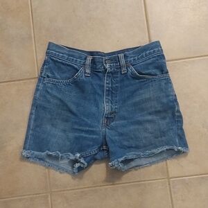 ***HOST PICK*** Levi's Vintage 1960s Classic Blue Jean Shorts